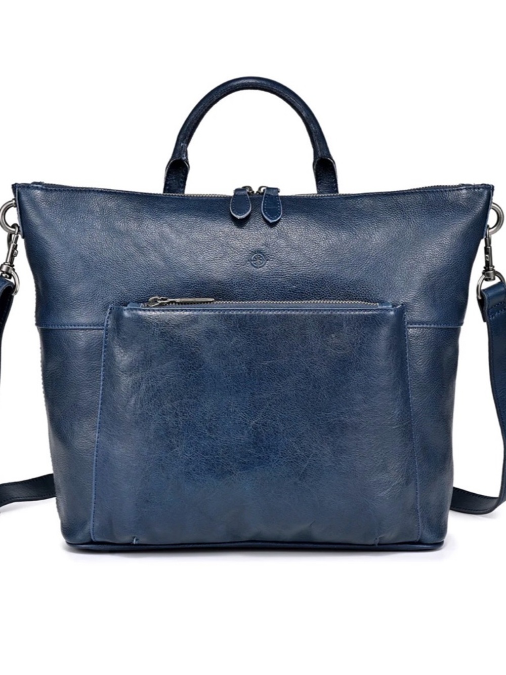 SUNNY GROVE BLUE LEATHER CROSSBODY